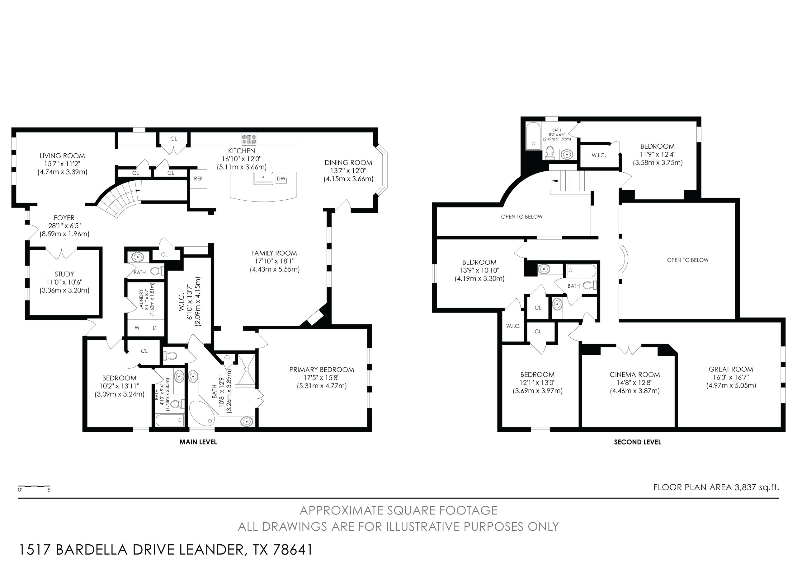 1517 Bardella Drive Leander TX 78641 Floor Plan
